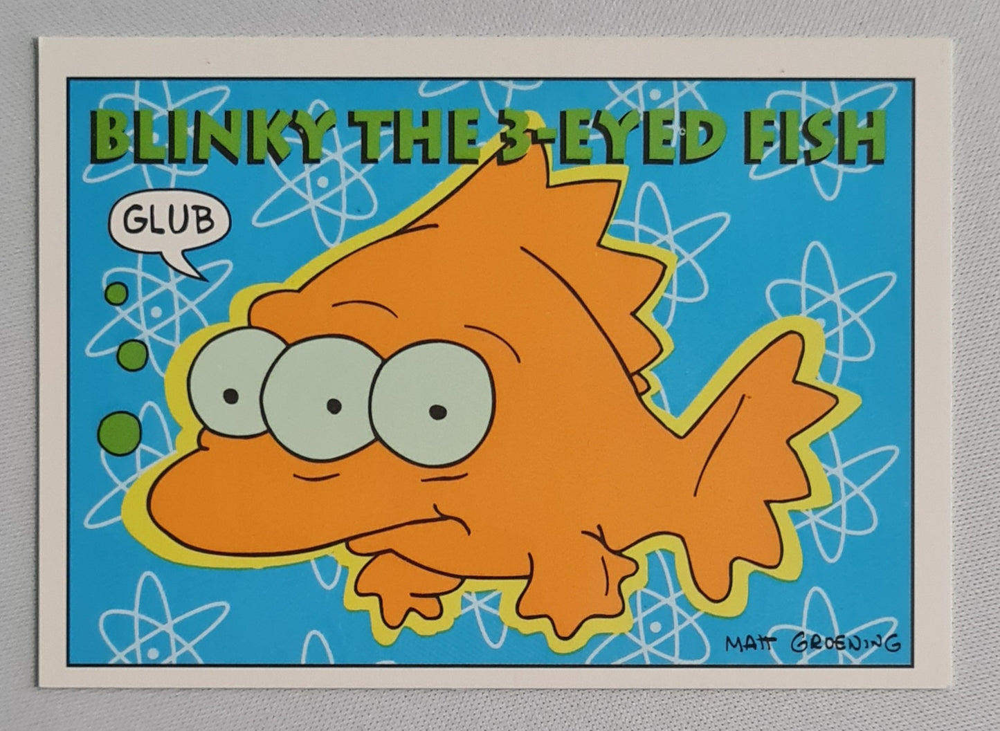 Blinky the 3-eyed Fish - 1993 SkyBox The Simpson (Comics Bongo Group) #S-34