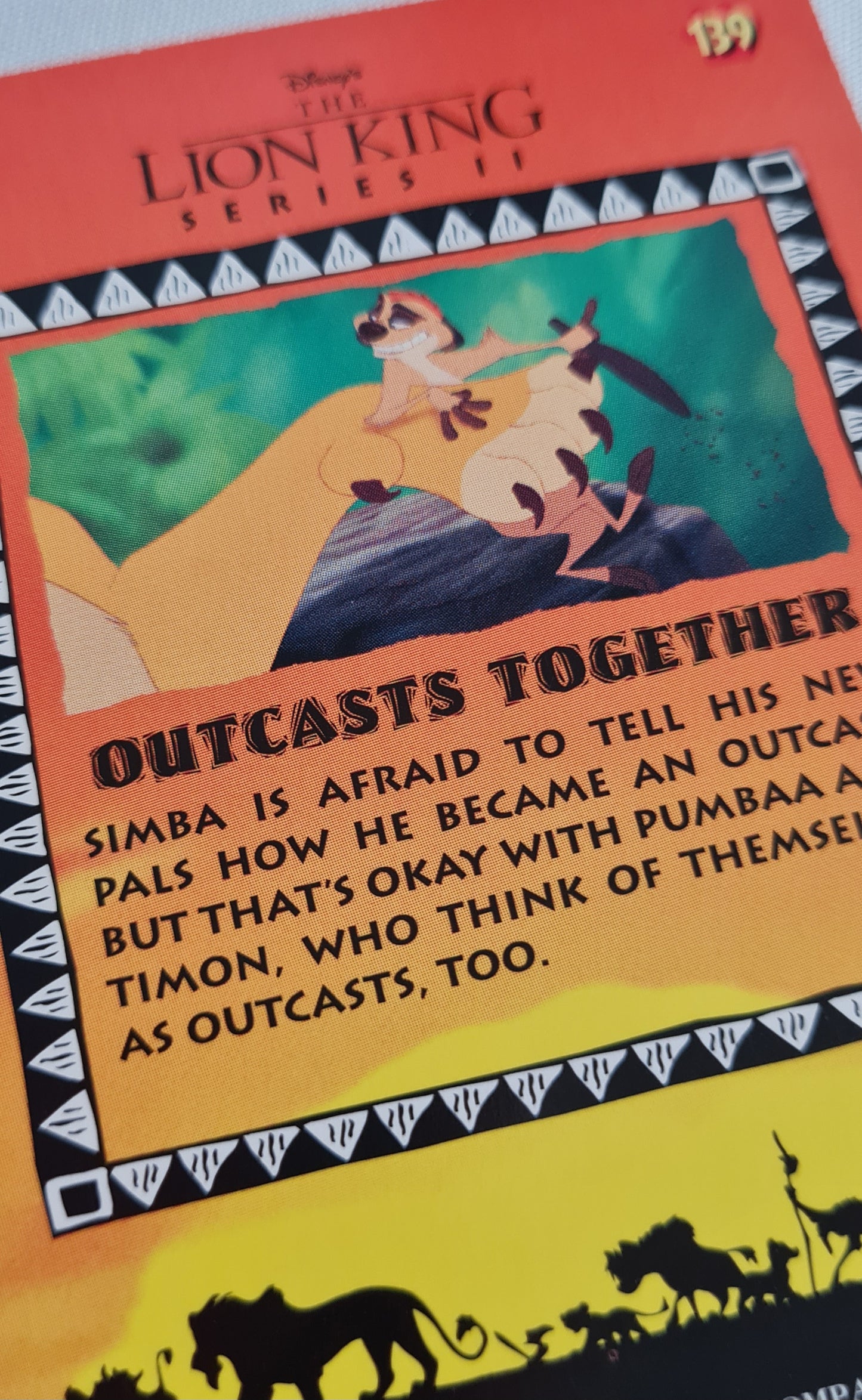 Lion King - Disney The Lion King Series II "Outcasts Together" #139