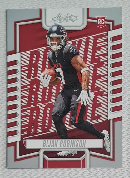 Bijan Robinson - 2023 Panini Absolute Football NFL Atlanta Hawks #106