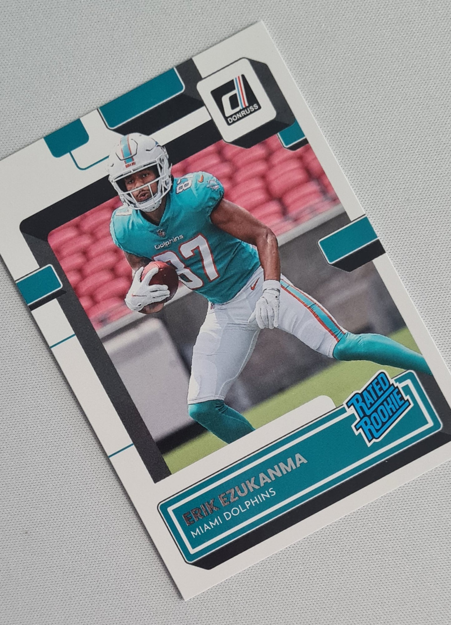 Erik Ezukanma - 2022 Panini Donruss Football Rated Rookie - NFL Miami Dolphins #339