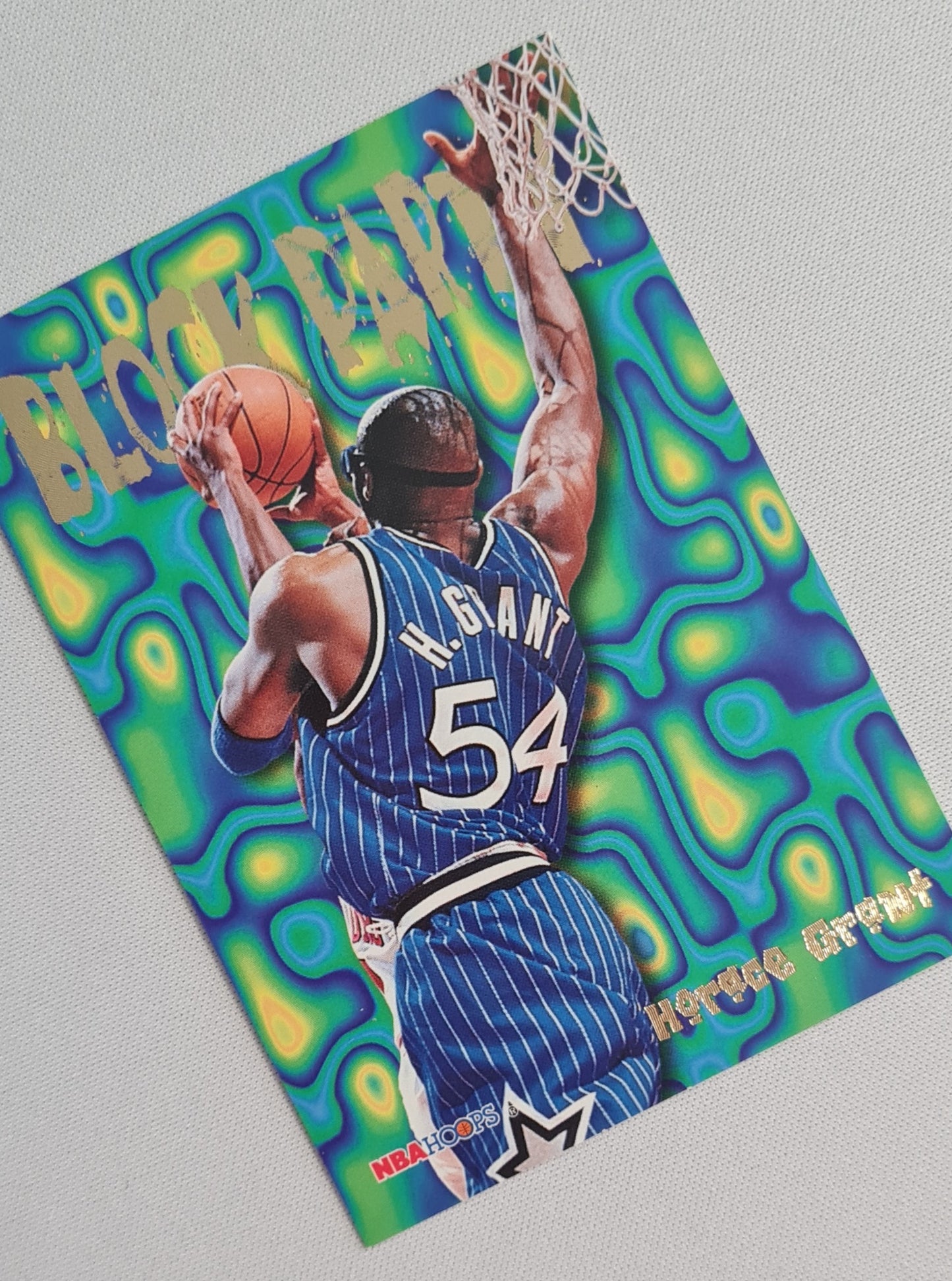 Horace Grant - 1995 SkyBox Basketball Block Party - NBA Magic 12 of 25