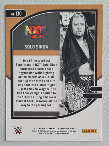 Solo Sikoa - 2022 Panini Chronicles Absolute WWE NXT 2.0 Wrestling #130