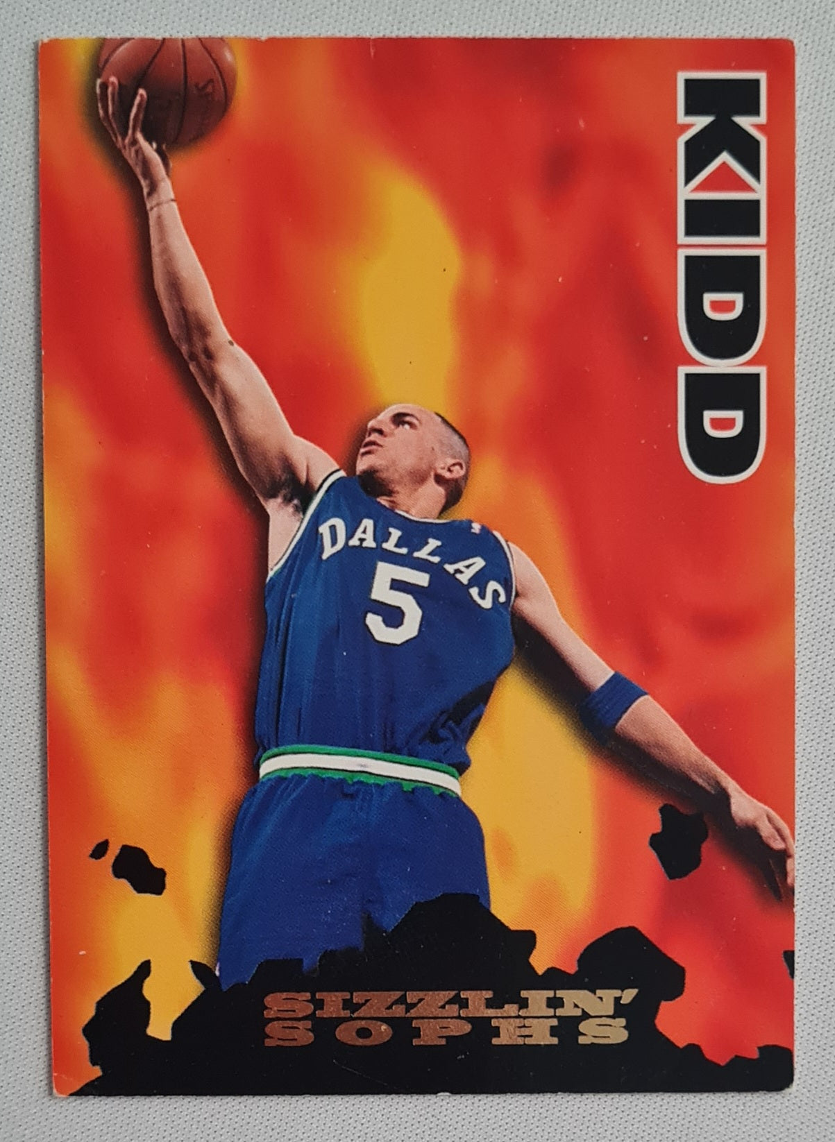 Jason Kidd - 1995 SkyBox NBA Basketball - Sizzlin' Sophs - Dallas #202