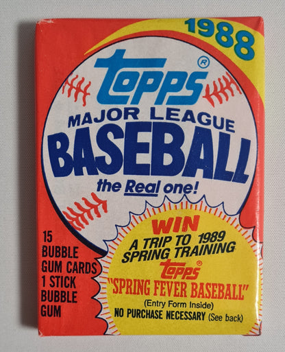 Baseball Cards (Single Pack) - 1988 Topps Major League Baseball