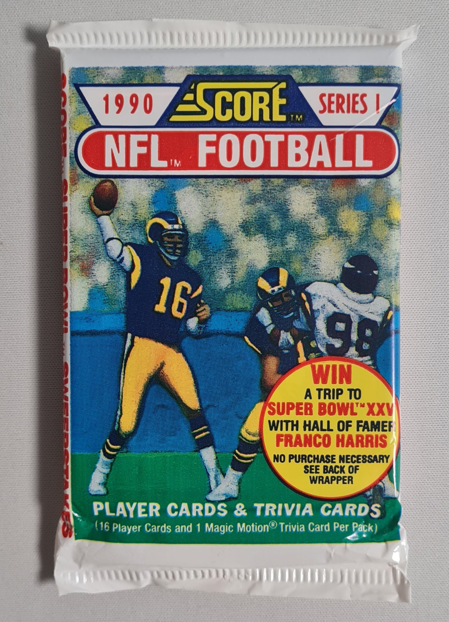 Football Cards (Single Pack) - 1990 Score NFL Football Pack - Series