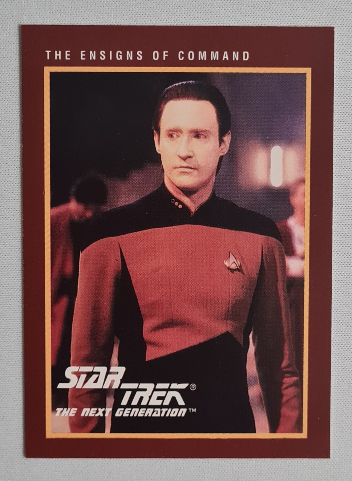 Data - 1991 Paramount Pictures - Star Trek The Ensigns of Command - Star Trek Next Generation #176