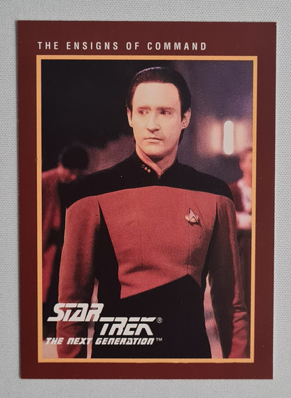 Data - 1991 Paramount Pictures - Star Trek The Ensigns of Command - Star Trek Next Generation #176