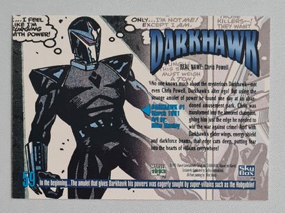 Darkhawk - 1993 SkyBox Marvel Entertainment Marvel Master Pieces #59