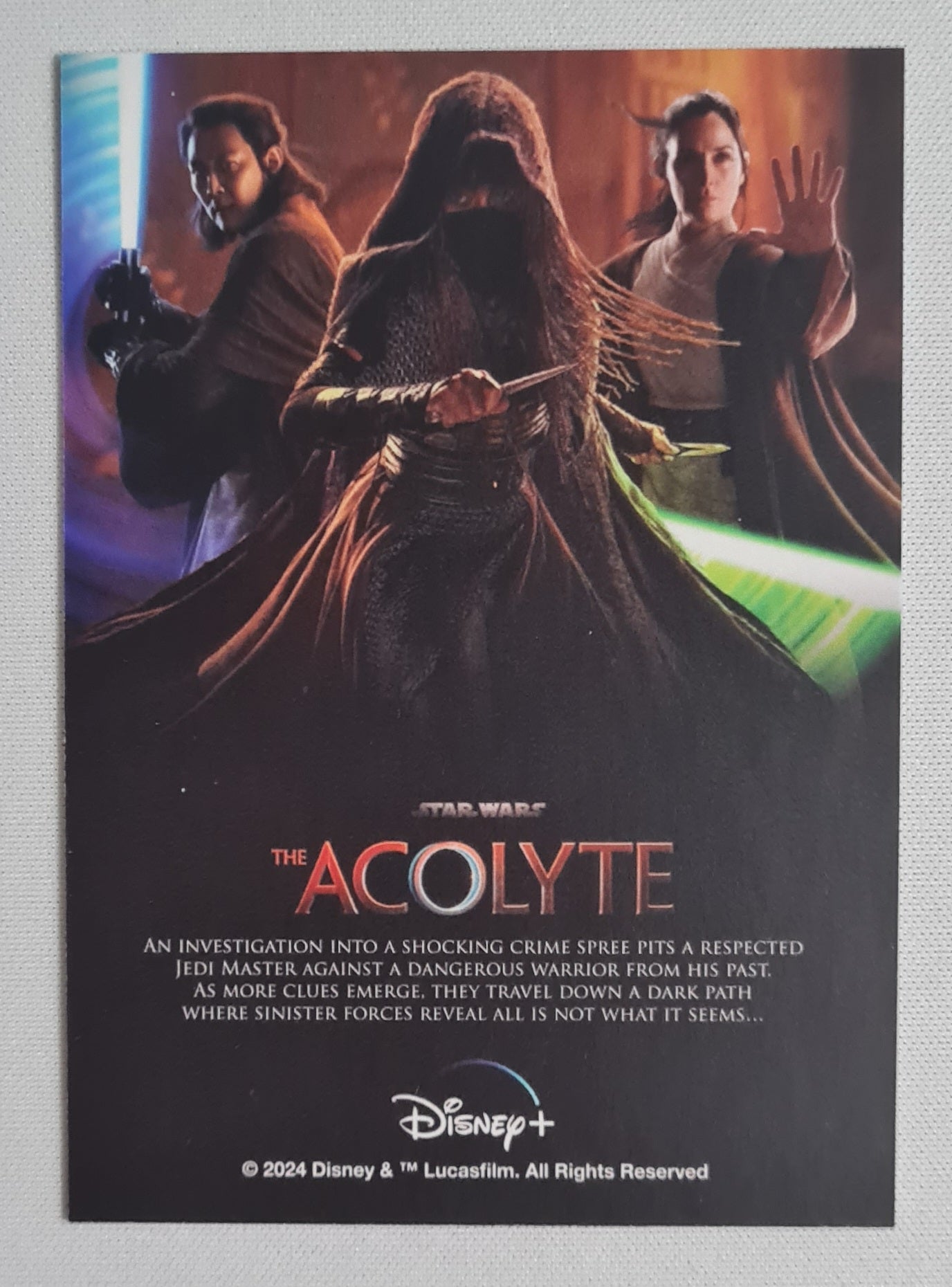 The Acolyte - 2024 Star Wars - Disney+ Lucasfilm Card