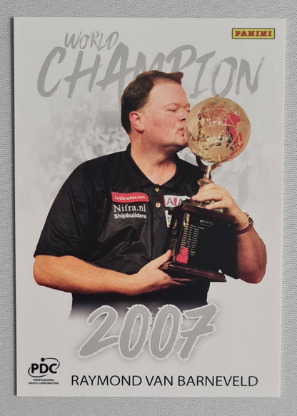 Raymond van Barneveld - 2024 Panini PDC World Championship Darts TC Collection - WORLD CHAMPION 2007 "Barney"#CAMP-04
