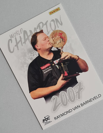 Raymond van Barneveld - 2024 Panini PDC World Championship Darts TC Collection - WORLD CHAMPION 2007 "Barney"#CAMP-04
