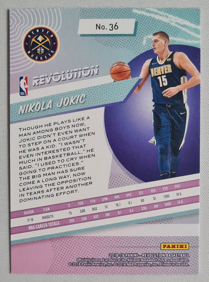 Nikola Jokic - 2018/19 Panini Revolution Basketball Nuggets #36