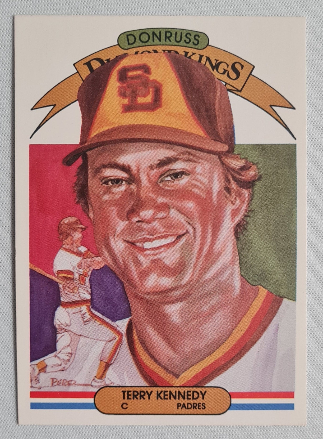Terry Kennedy - 1982 Donruss Diamond Kings Padres #26