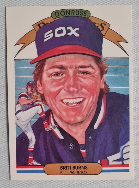 Britt Burns - 1982 Donruss Diamond Kings White Sox #23