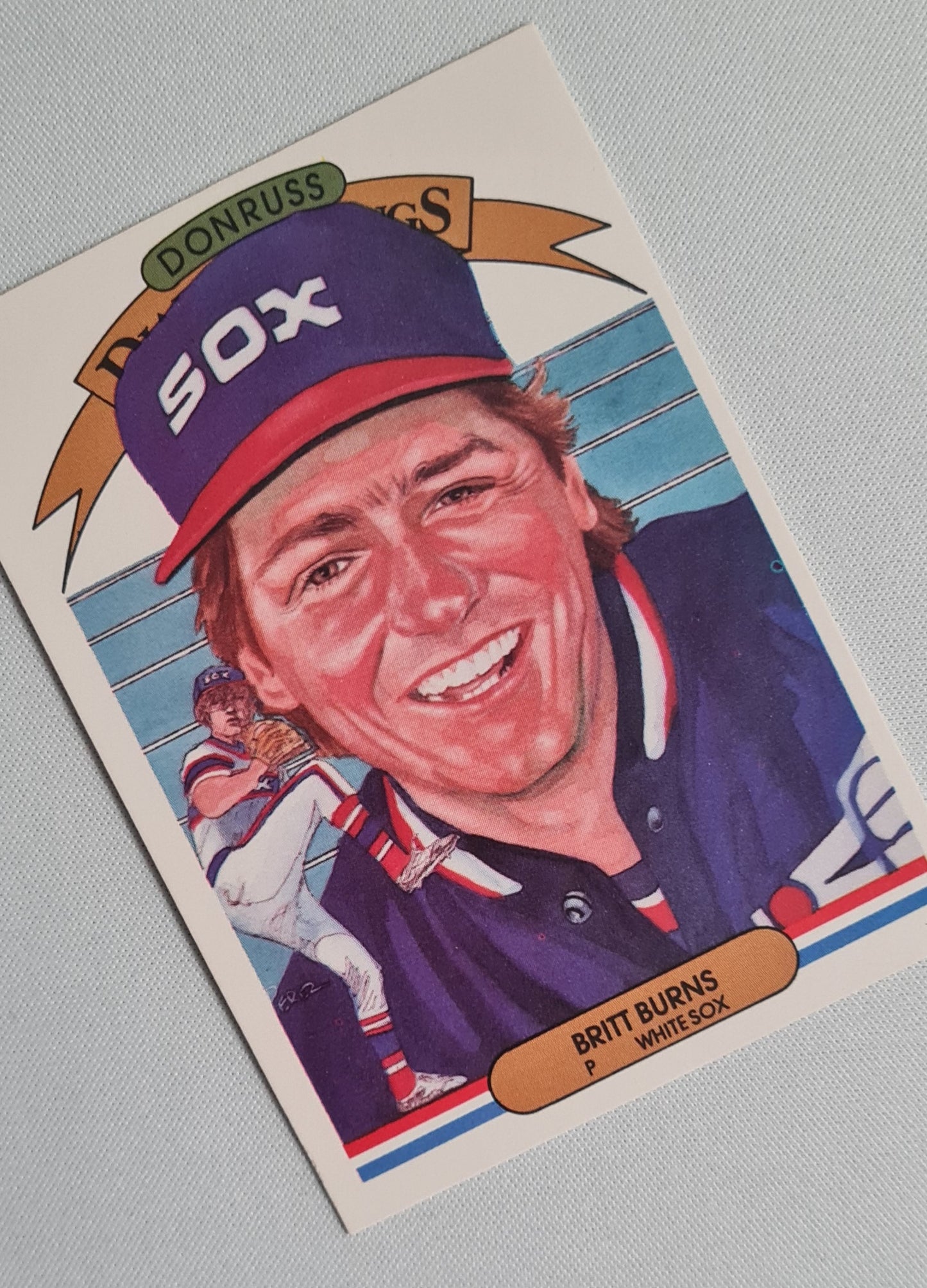 Britt Burns - 1982 Donruss Diamond Kings White Sox #23