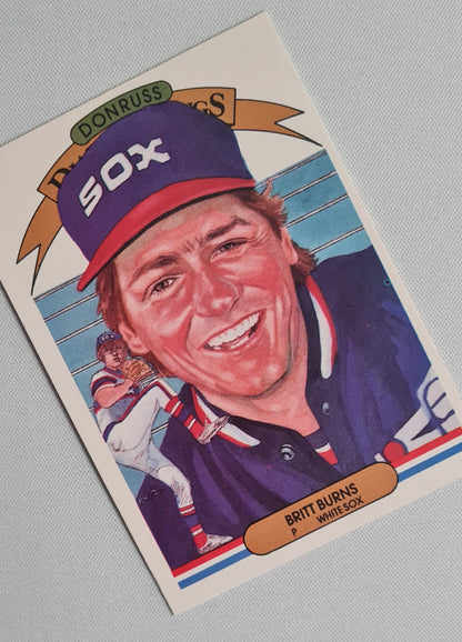 Britt Burns - 1982 Donruss Diamond Kings White Sox #23