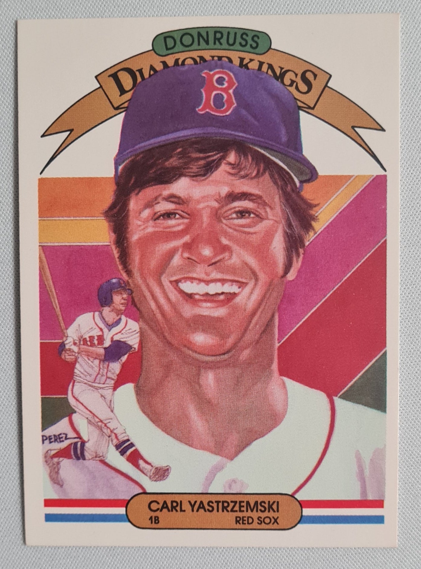 Carl Yastrzemski - 1982 Donruss Diamond Kings Red Socks #25