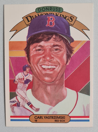 Carl Yastrzemski - 1982 Donruss Diamond Kings Red Socks #25