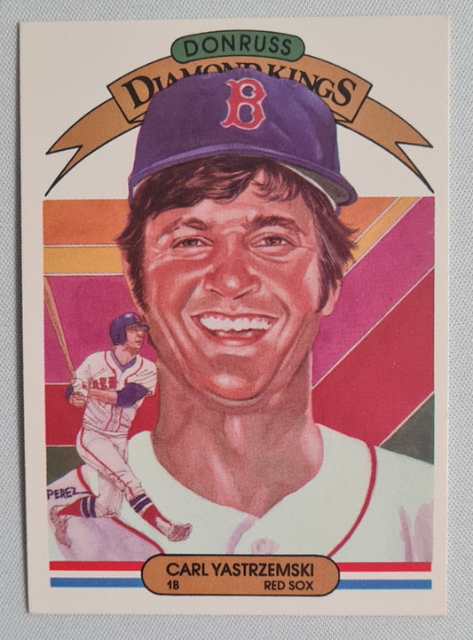 Carl Yastrzemski - 1982 Donruss Diamond Kings Red Socks #25
