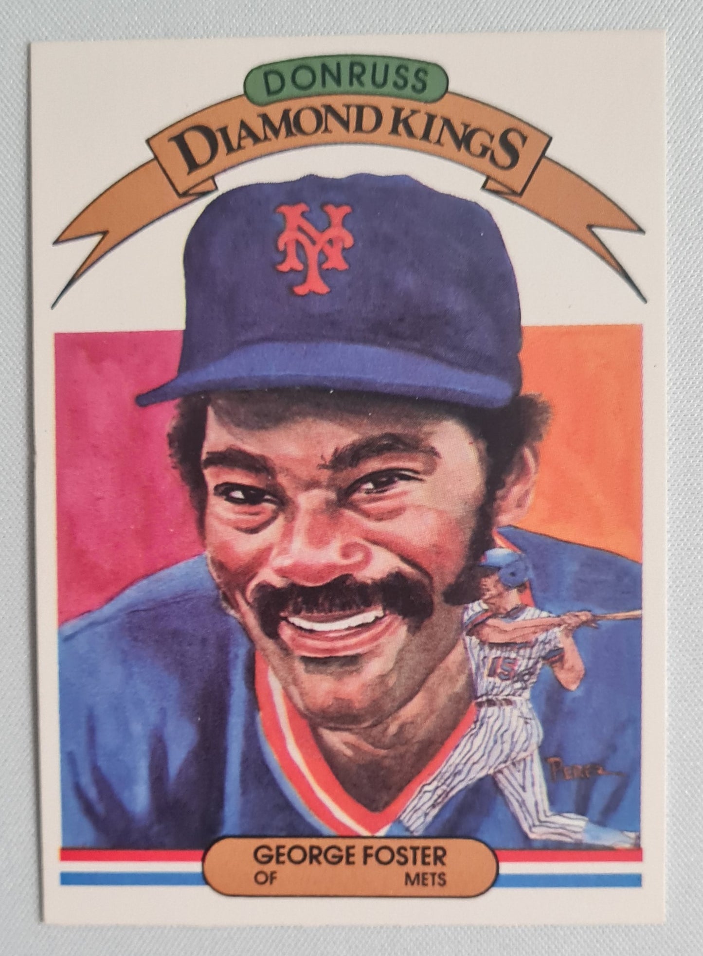 George Foster - 1982 Donruss Diamond Kings Mets #6