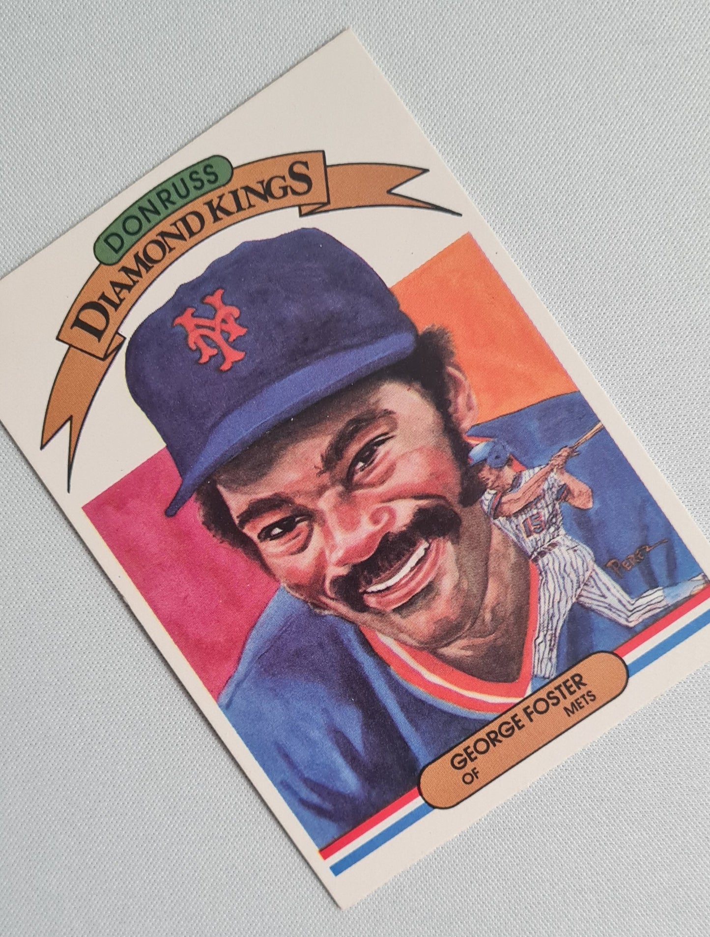 George Foster - 1982 Donruss Diamond Kings Mets #6