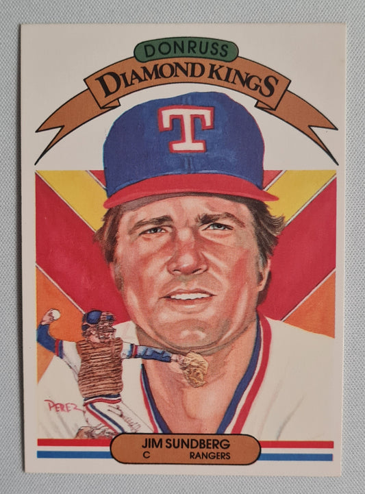 Jim Sundberg - 1982 Donruss Diamond Kings Rangers #7