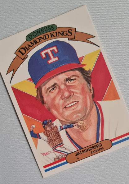 Jim Sundberg - 1982 Donruss Diamond Kings Rangers #7