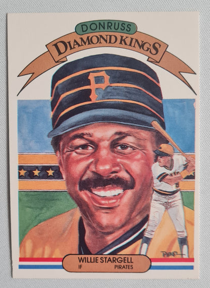 Willie Stargell - 1982 Donruss Diamond Kings Pirates #8