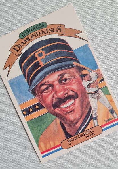 Willie Stargell - 1982 Donruss Diamond Kings Pirates #8