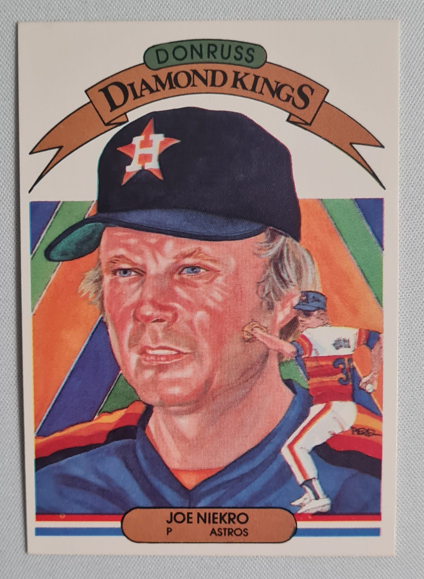 Joe Niekro - 1982 Donruss Diamond Kings Astros #10