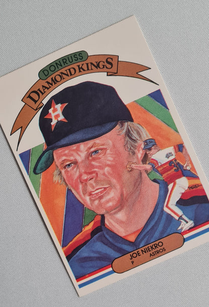 Joe Niekro - 1982 Donruss Diamond Kings Astros #10
