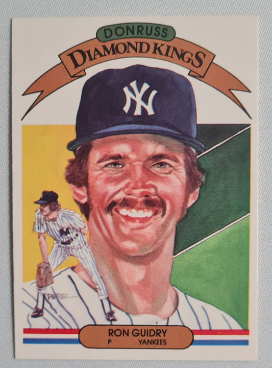 Ron Guidry - 1982 Donruss Diamond Kings Yankees #17