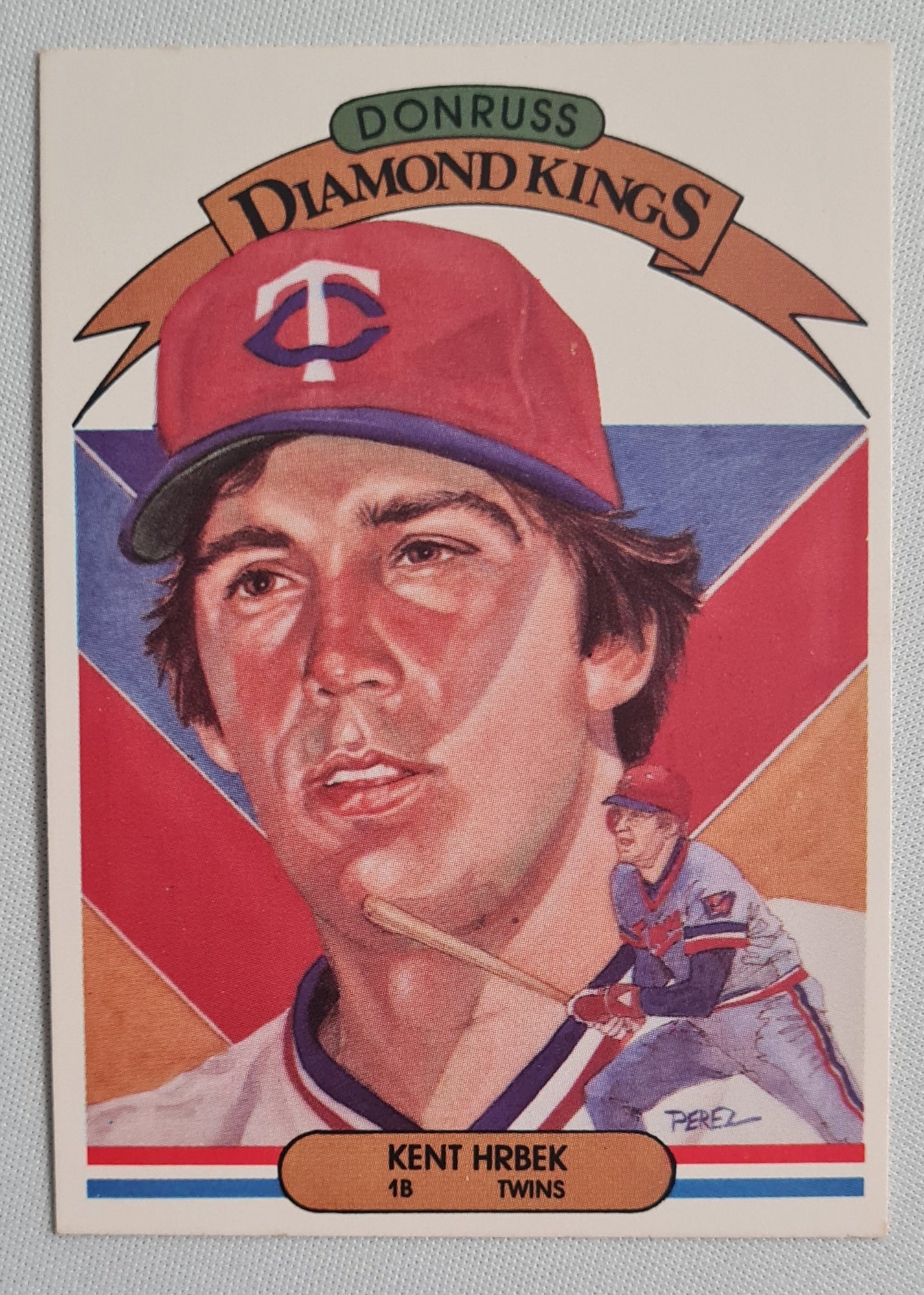 Kent Hrbek - 1982 Donruss Diamond Kings MLB Twins #19