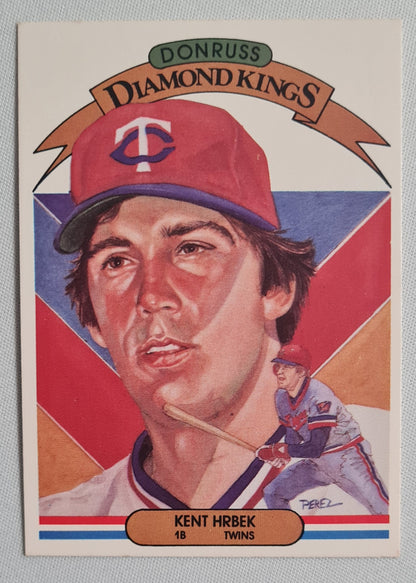 Kent Hrbek - 1982 Donruss Diamond Kings MLB Twins #19