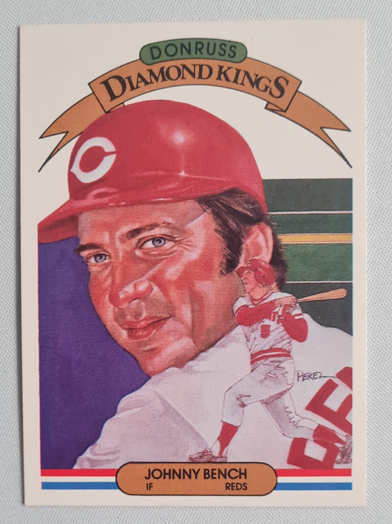 Johnny Bench - 1982 Donruss Diamond Kings Reds #22