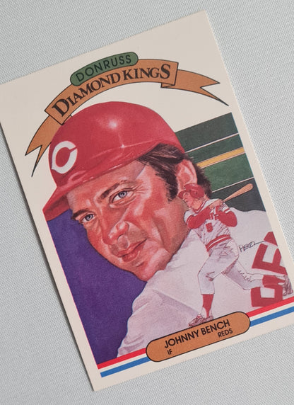 Johnny Bench - 1982 Donruss Diamond Kings Reds #22