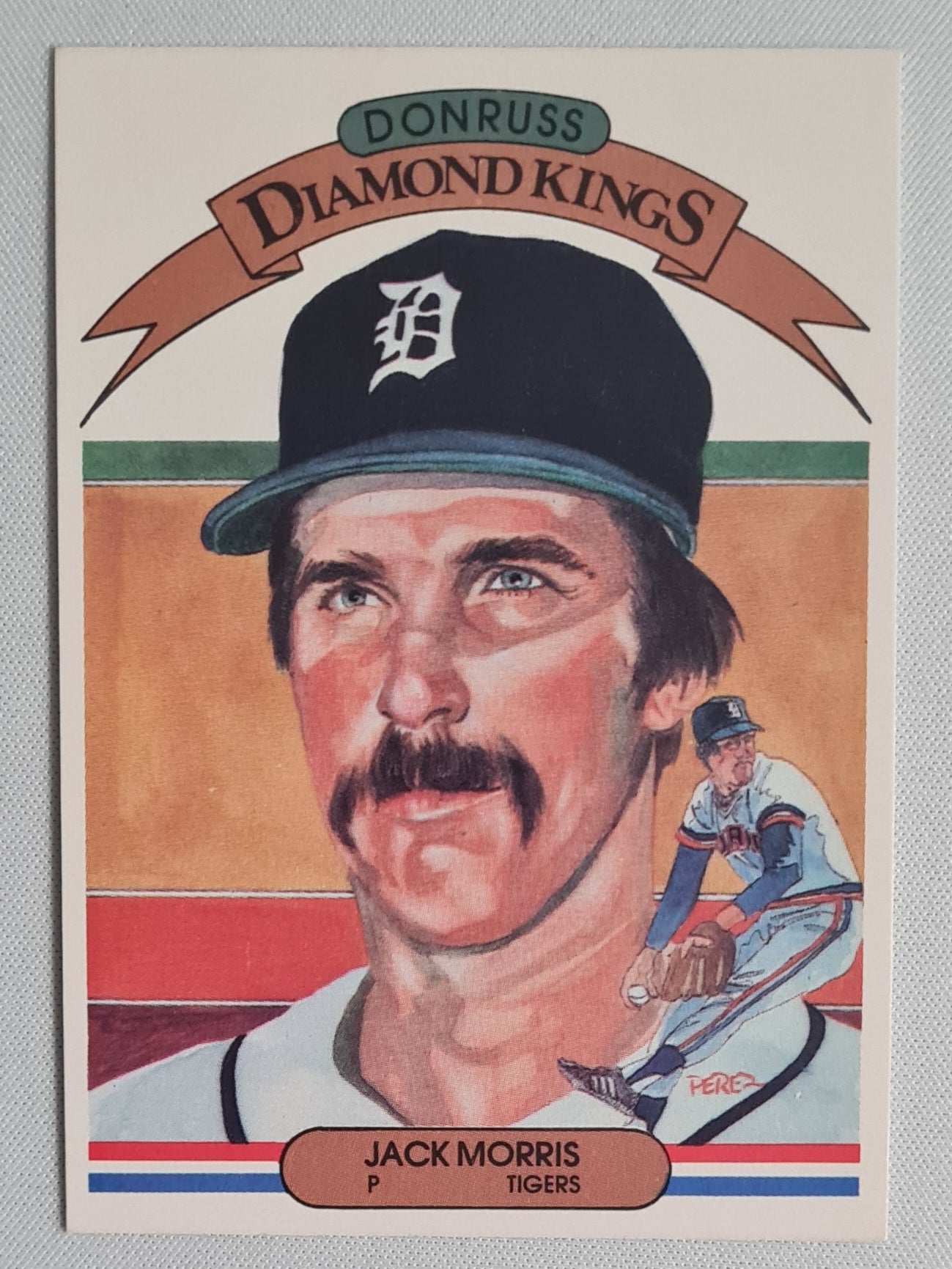 Jack Morris - 1982 Donruss Diamond Kings Tiger #5