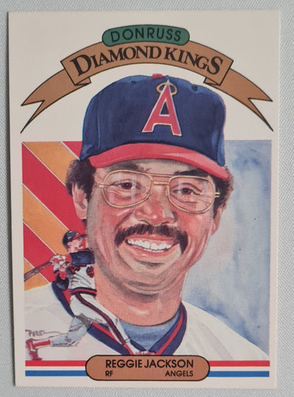 Reggie Jackson - 1982 Donruss Diamond Kings Angels #3