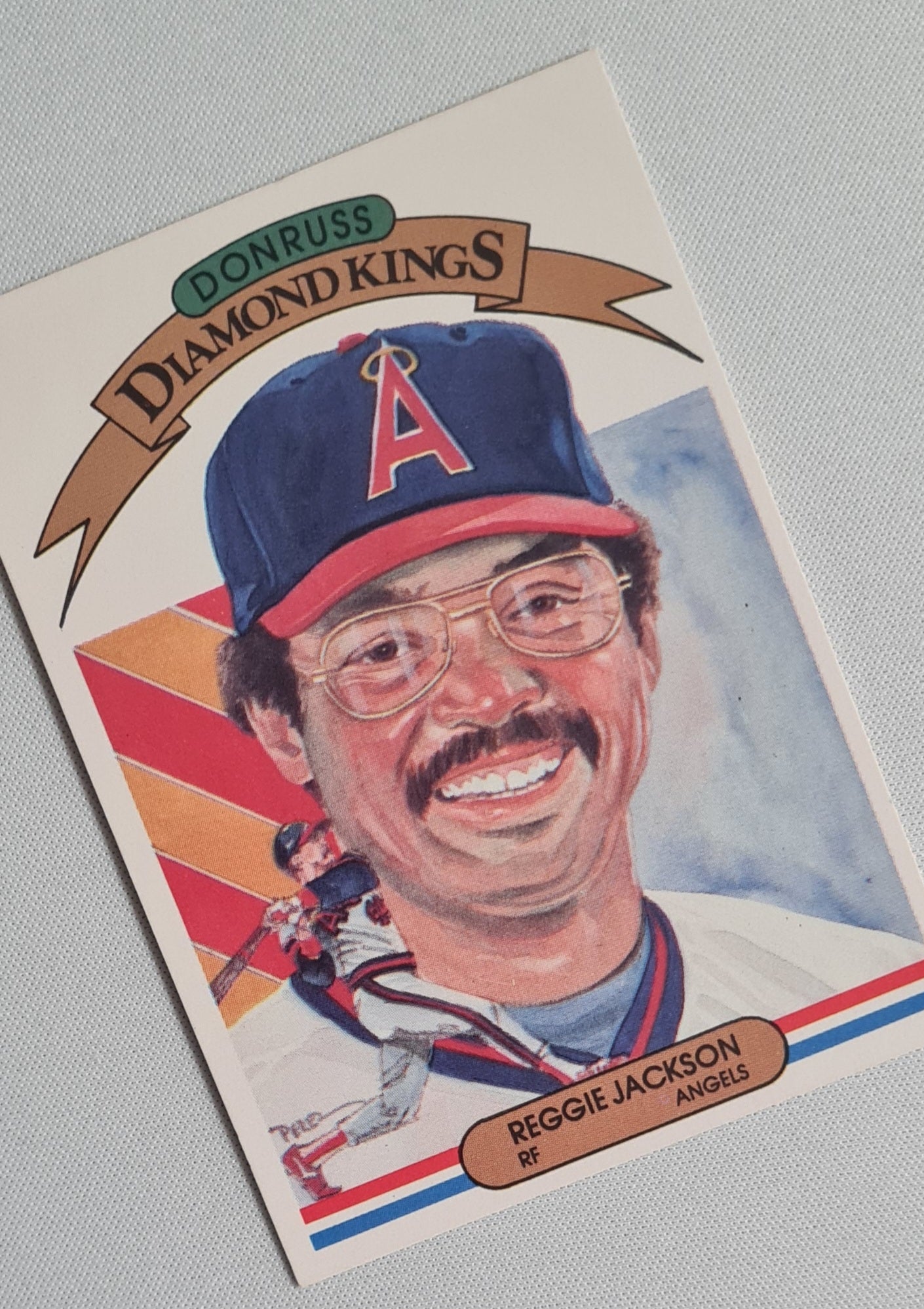 Reggie Jackson - 1982 Donruss Diamond Kings Angels #3