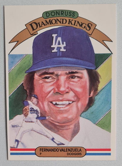 Fernando Valenzuela - 1982 Donruss Diamond Kings Dodgers #1