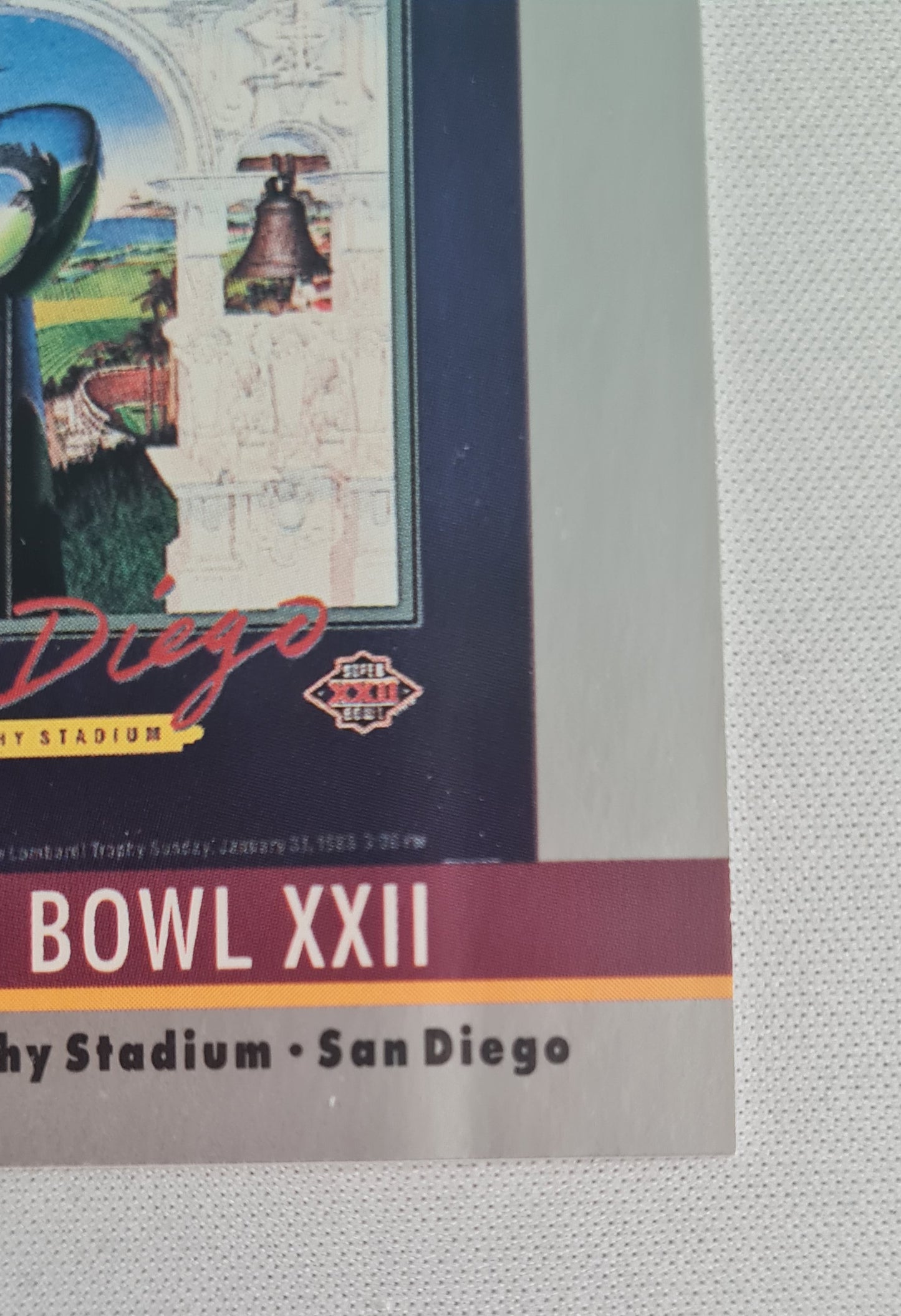 Super bowl Logo - 1990 National Football Lague Super Bowl XXII January 31, 1988 #22