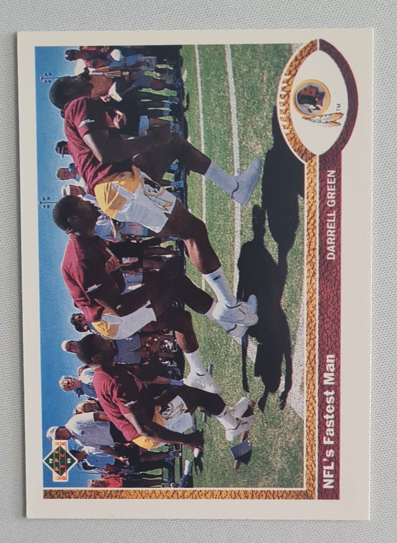 Darrell Green - 1991 Upper Deck Team NFL - NFL's Fastest Man Washington Redskins #SP1
