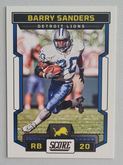Barry Sanders - 2023 Panini Score Football NFL Detroit Lions #87