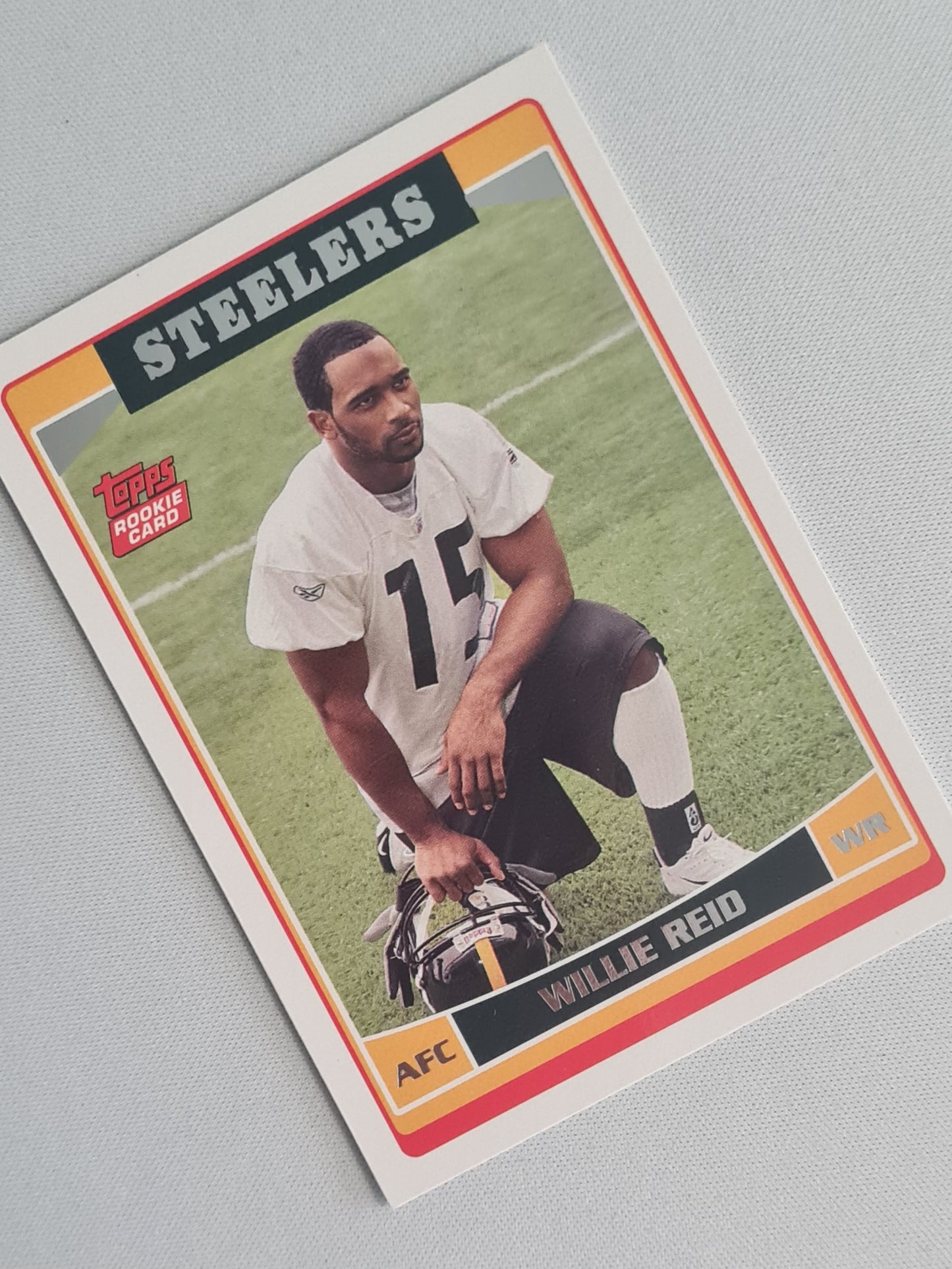 Willie Reid - 2006 Topps Rookie Card NFL Football Pittsburgh Steelers (AFC) #319
