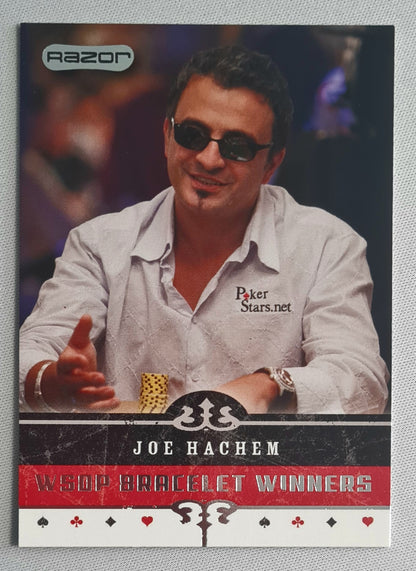 Joe Hachem - 2006 Razor Entertainment WSOP Bracelet Winners - POKER Star #72