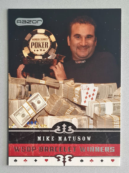 Mike "The Mouth" Matusow - 2006 Razor Entertainment WSOP Bracelet Winners - POKER Star #68