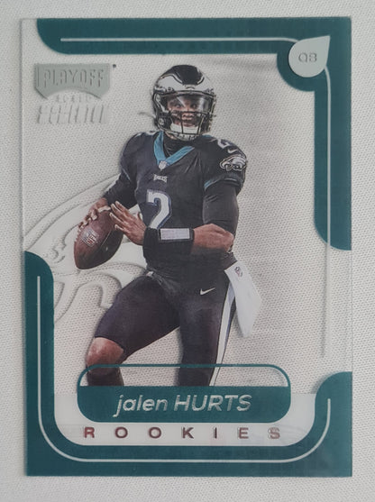 Jalen Hurts - 2020 Panini Chronicles Playoff Football NFL Philadelphia Eagles Rookies #M-18