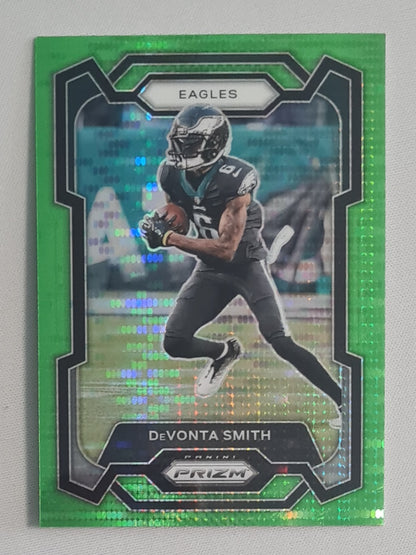 Devonta Smith - 2023 Panini Prizm Football NFL Philadelphia Eagles #240 Green