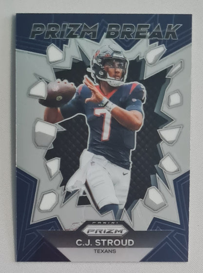 C.J. Stroud - 2023 Panini Prizm Football - Prizm Break NFL Texans #PB-6