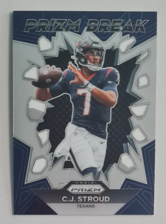 C.J. Stroud - 2023 Panini Prizm Football - Prizm Break NFL Texans #PB-6